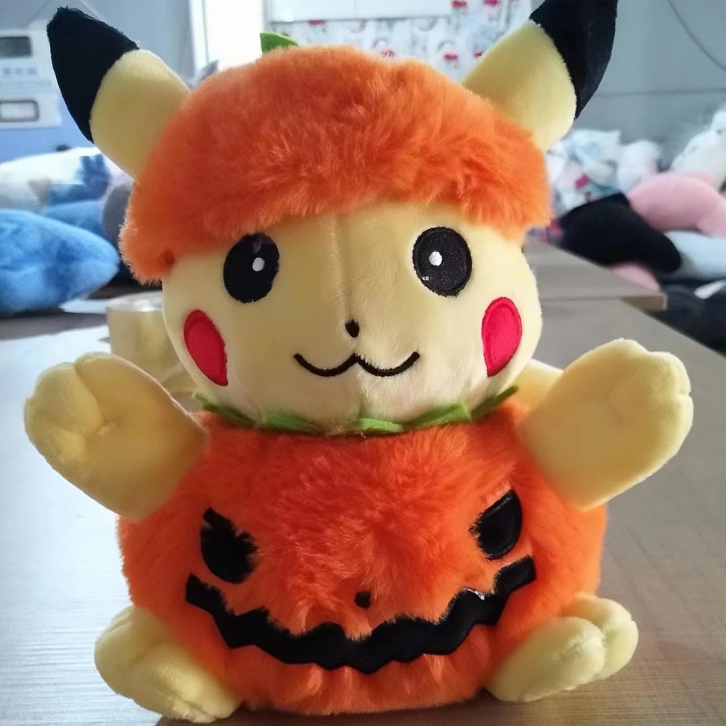 20cm Pumpkin Pikachu Plush Toy C
