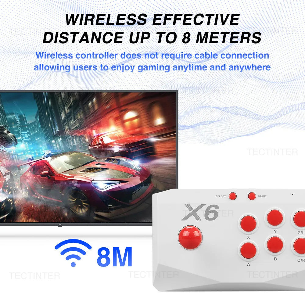 Arcade Video Game Console with TV Game Stick Built-in 41000+Games 128G For MAME/Sega/PS1/ATARI/GBA
